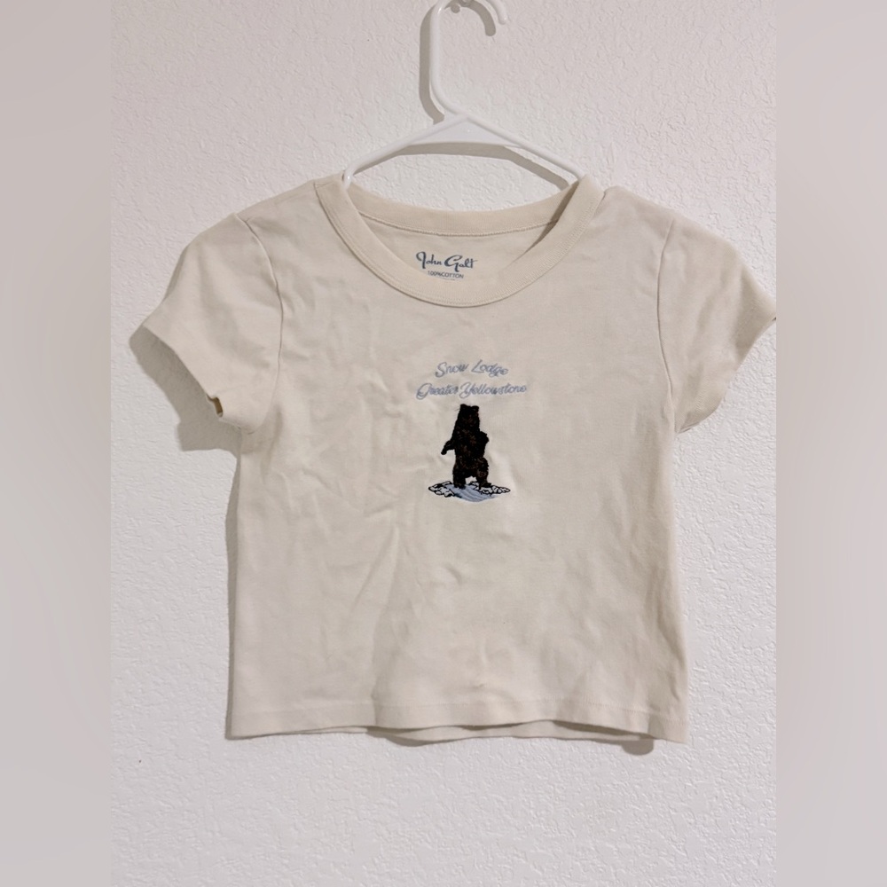 Brandy Melville embroidered tee